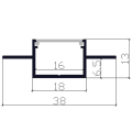 High Brightness LED Linear Light Fixture Strip Lighting